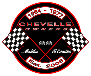 Chevelle Owners Window Decal for inside the glass Logo sticker